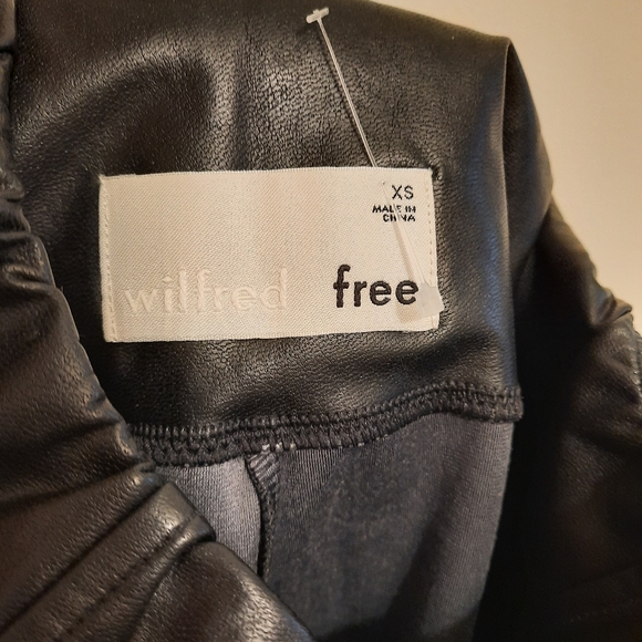 Aritzia Wilfred Free Daria Pant Vegan Leather Leggings - Picture 11 of 16